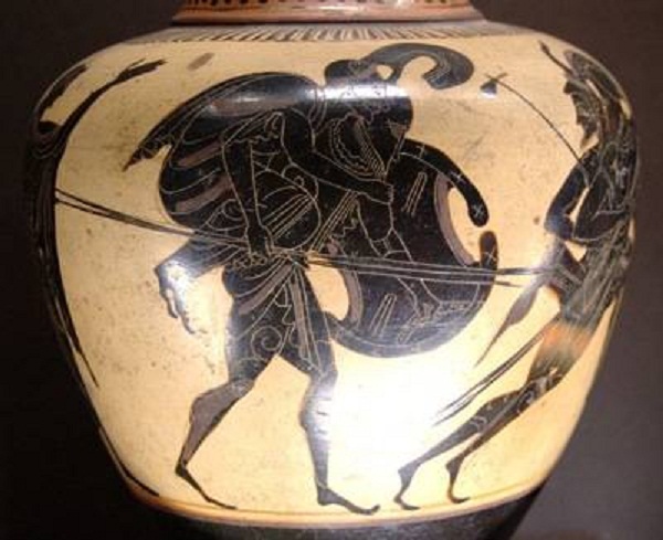 Aeneas carrying Anchises